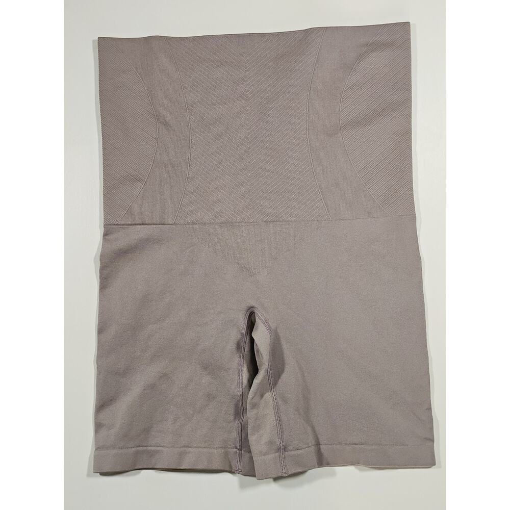 Nautica Intimates Women's Shapewear Tummy Thighs Control Top Taupe Size L